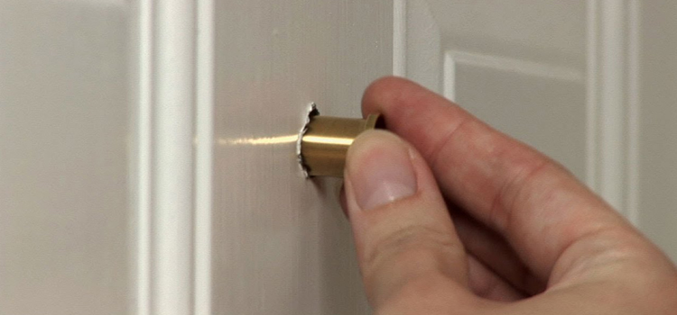 peephole door repair in Irvine